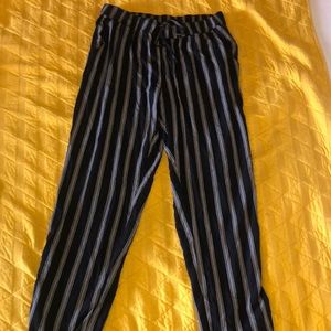 Loose striped pants